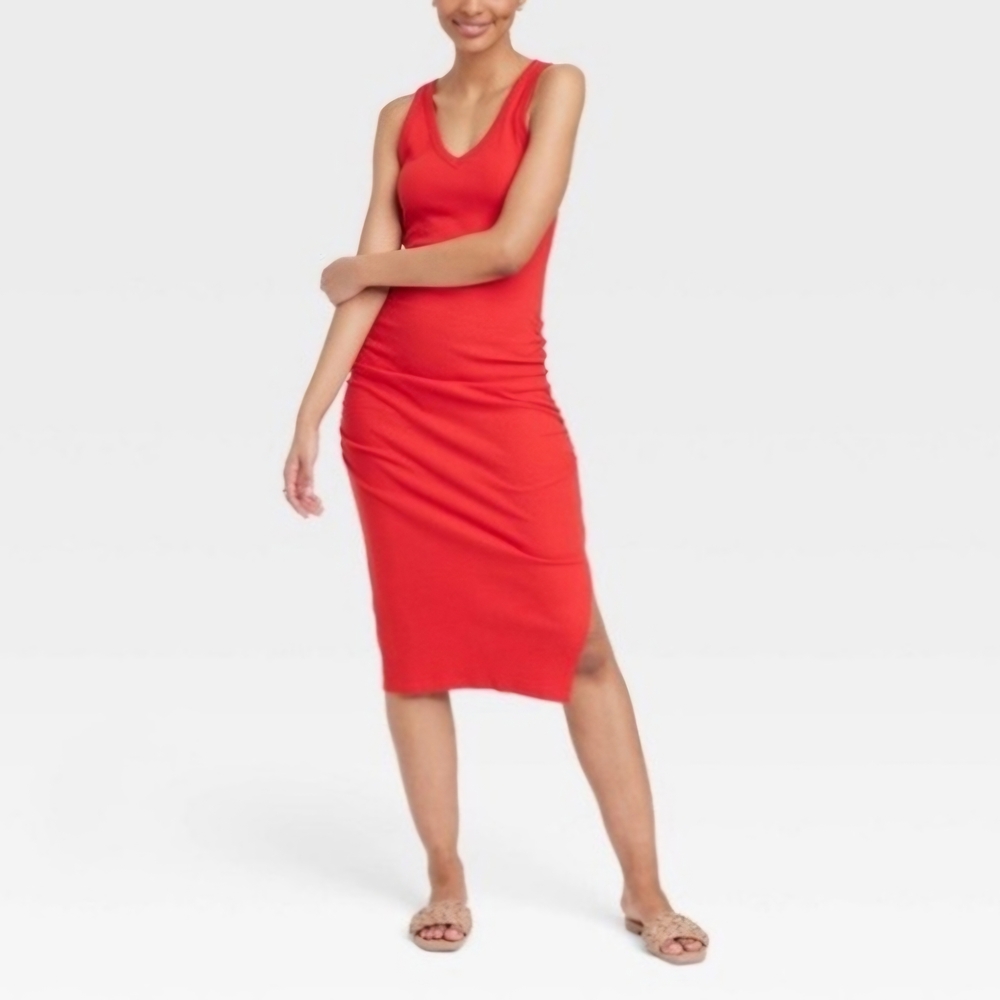 A New Day Sleeveless Red Dress